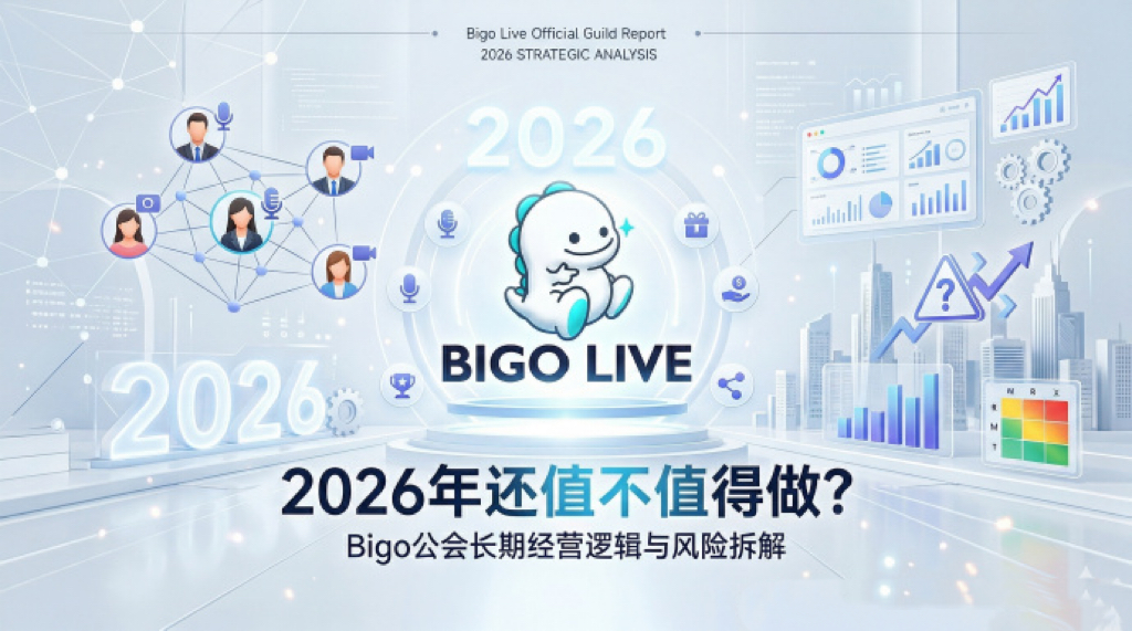 2026年还值不值得做？Bigo公会长期经营逻辑与风险拆解