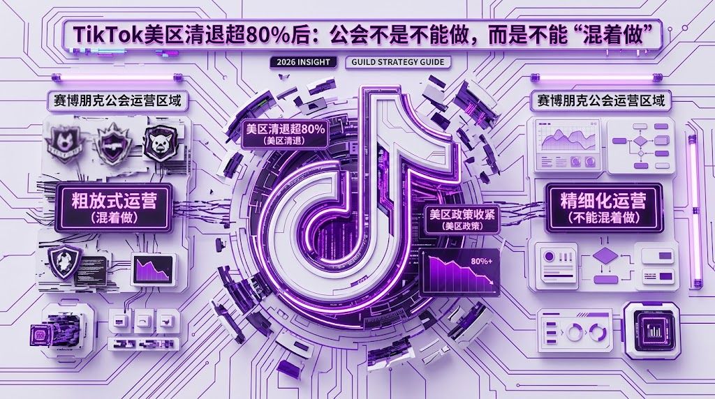 TikTok美区清退超80%后：公会不是不能做，而是不能“混着做”
