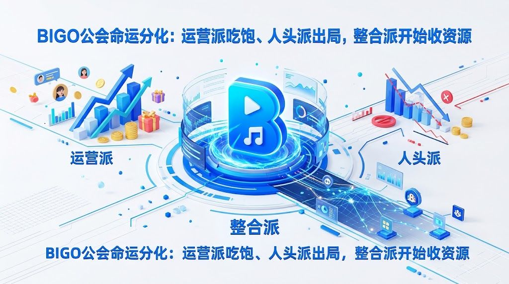BIGO公会命运分化：运营派吃饱、人头派出局，整合派开始收资源