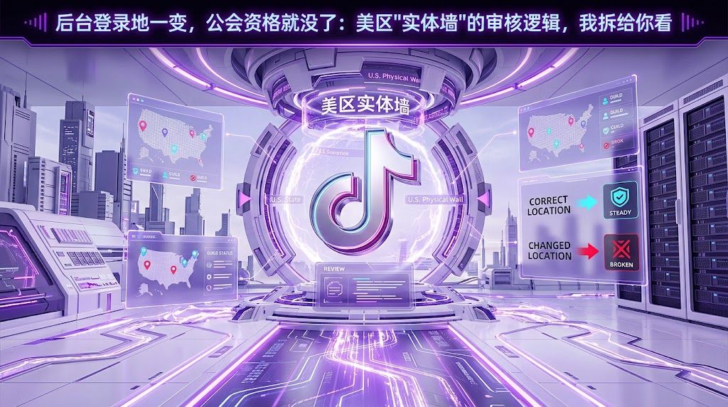 后台登录地一变，公会资格就没了：美区