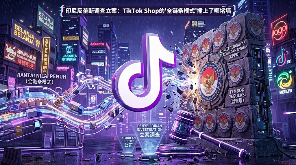 印尼反垄断调查立案：TikTok Shop的