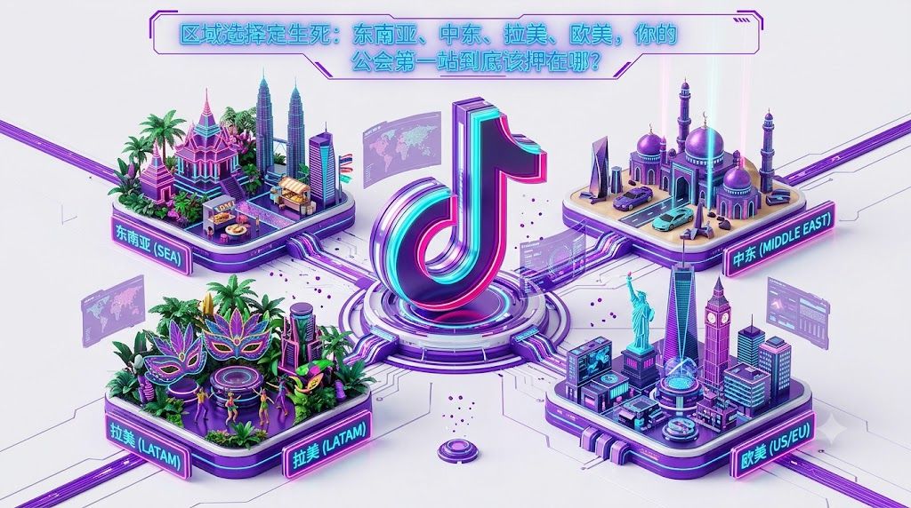 区域选择定生死：东南亚、中东、拉美、欧美，你的公会第一站到底该押在哪？
