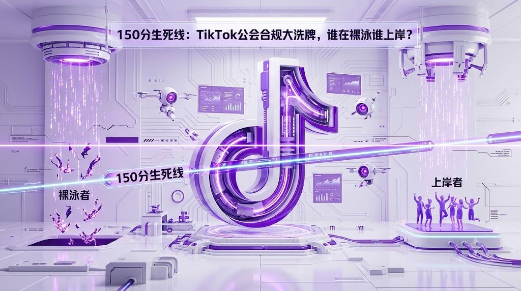 150分生死线：TikTok公会合规大洗牌，谁在裸泳谁上岸？